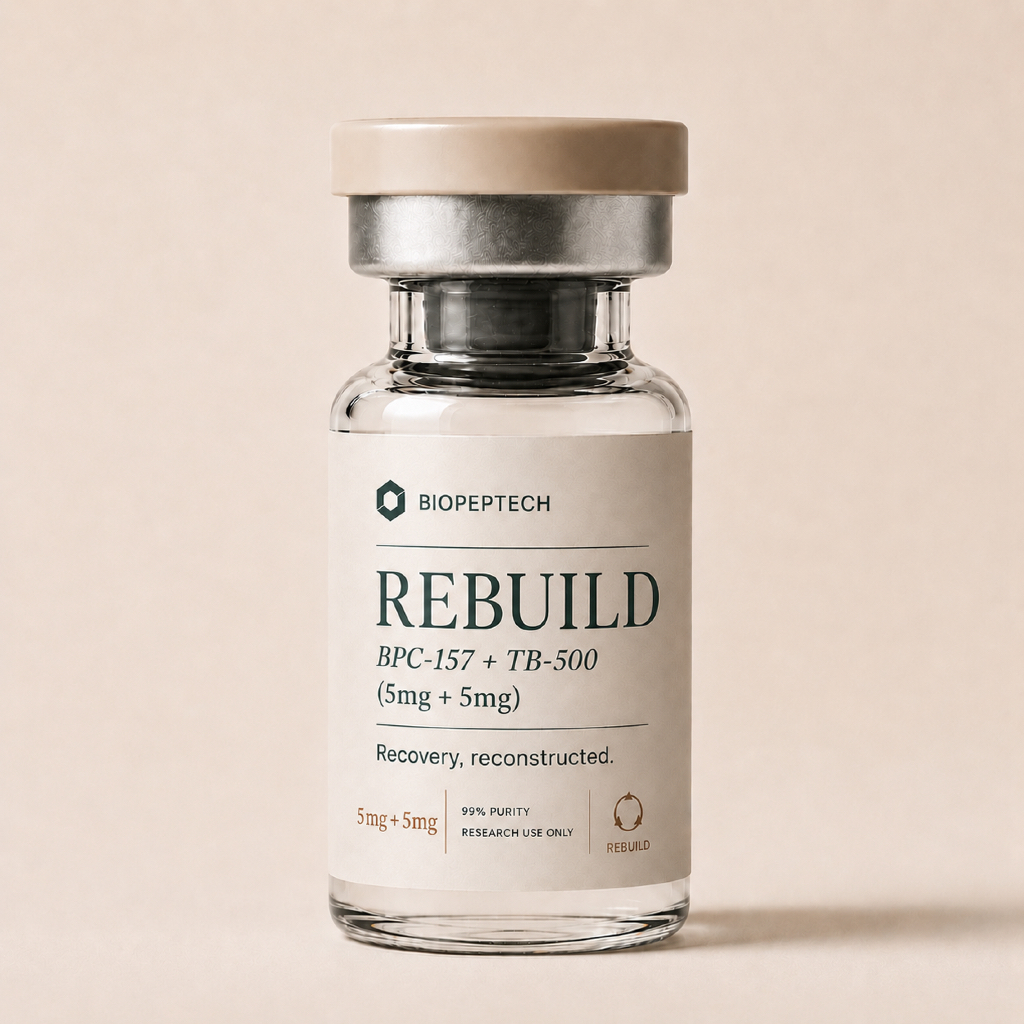BIOPEPTECH | BPC-157 + TB-500 10mg | Premium Research Peptide + FREE Bacteriostatic Water