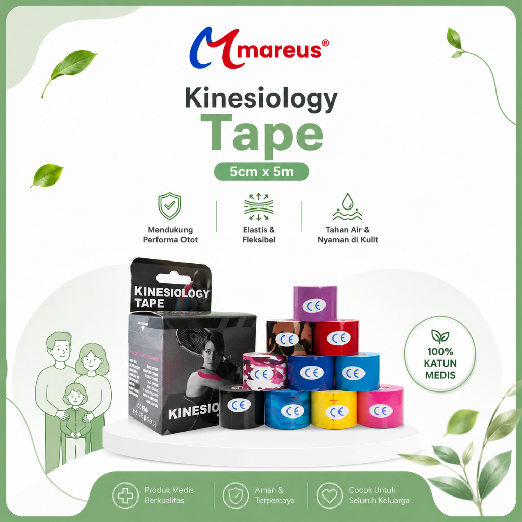 MEDICA - Kinesiology Tape/Tapping Sport/Tapping Futsal/Sport Tape 5cm x 5m