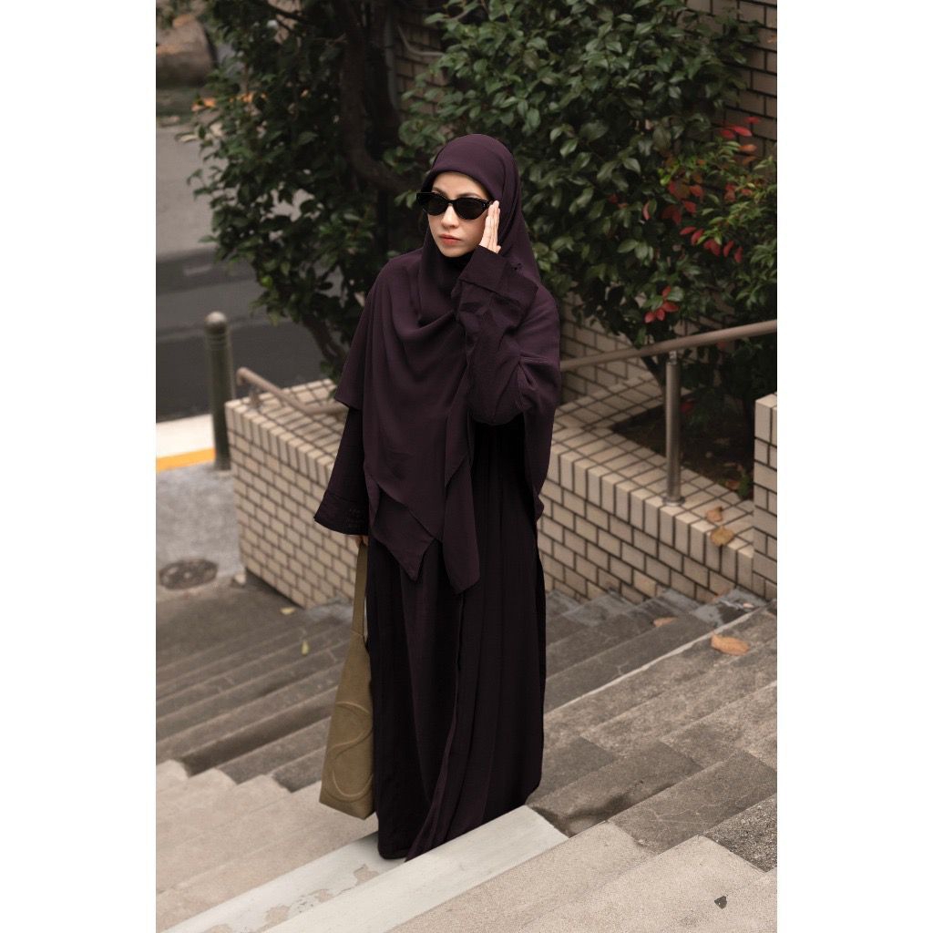 [PRELOVED VVGC] AYUMI FLAP DRESS - SHUWA MODEST X NATASHA RIZKY
