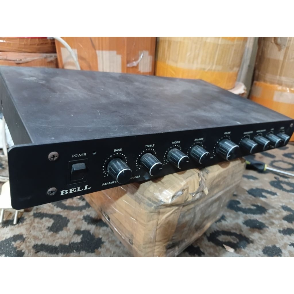 Parametrik Penambah bass treble BELL Ful komponen ori BELL BGR