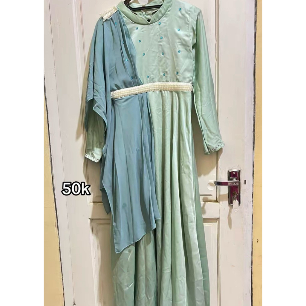 pl gamis satin sage