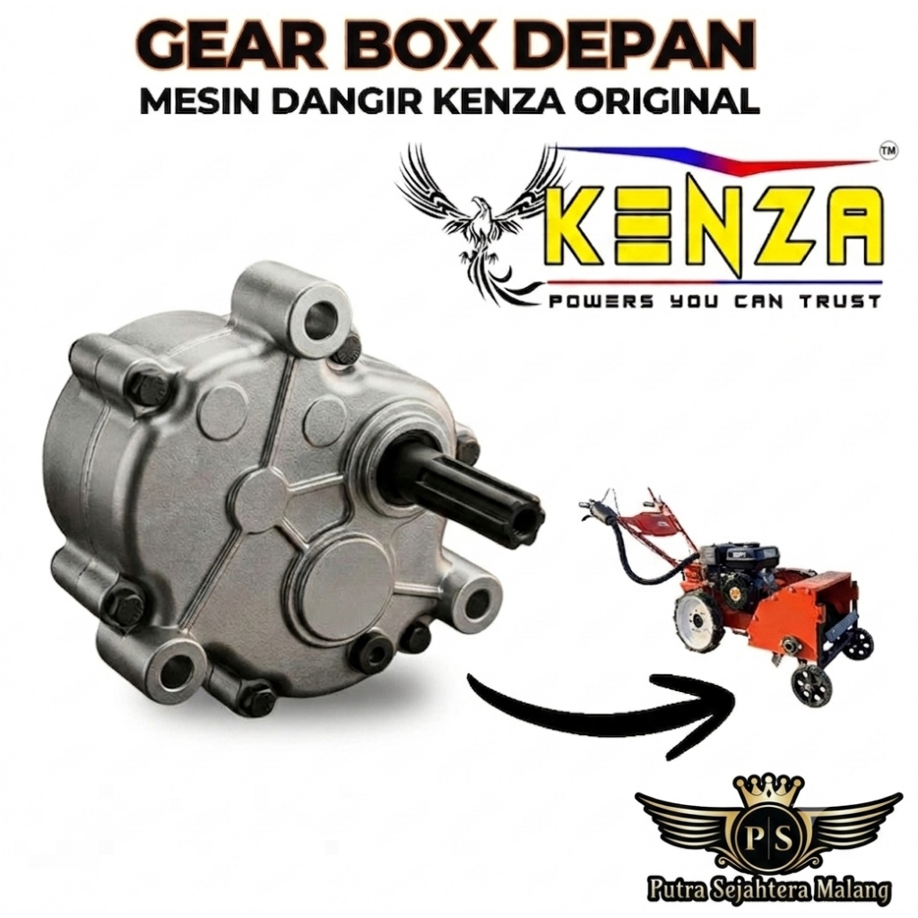 GEARBOX DEPAN MESIN DANGIR KENZA / GEARBOX CULTIVATOR KENZA / GEARBOX ROTARI TRAKTOR KENZA
