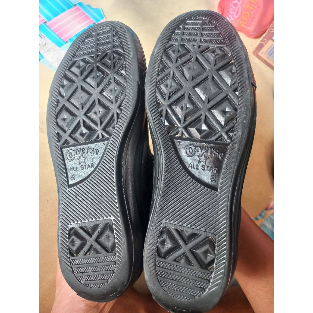 Converse CTAS Hi Leather Monoblack