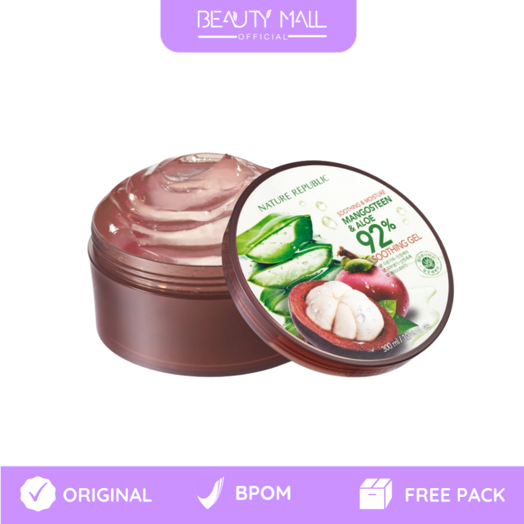 NATURE REPUBLIC Mangosteen & Aloe Vera Soothing & Moisture Gel 300ml