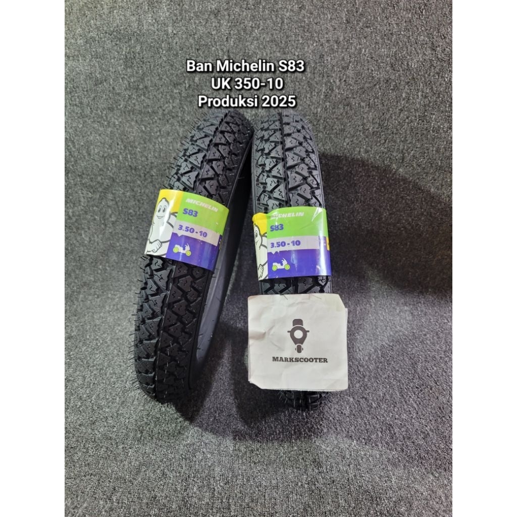 Ban tubeless vespa michelin s83 3.50 ring 10