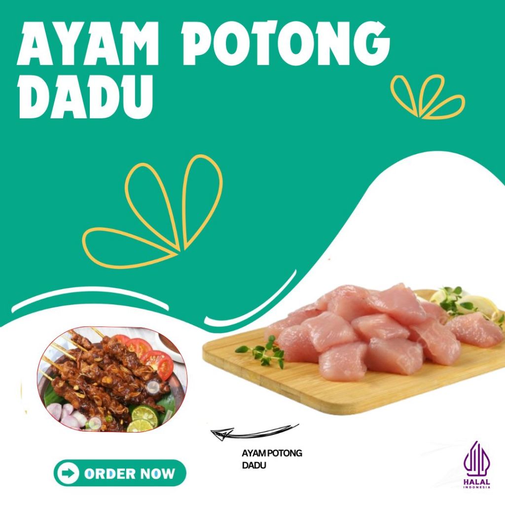 Ayam dadu / fillet dadu / daging ayam dadu / ayam kotak / fillet potong kotak / kotak / cube