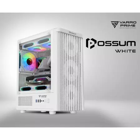 CASING GAMING VARRO POSSUM + 3 Fan RGB