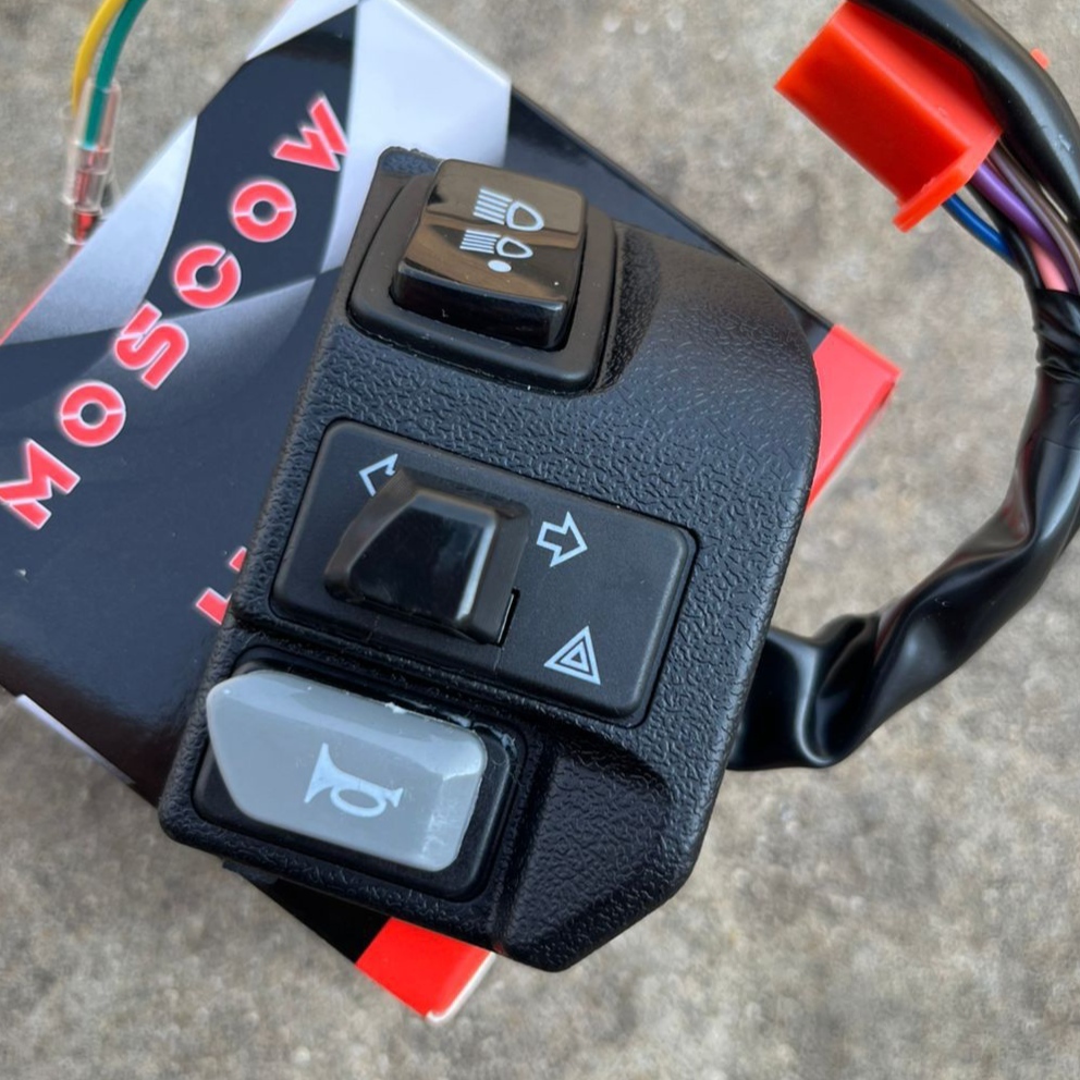 Saklar holder kiri Jupiter Z1 Modifikasi Variasi plus On Off lampu & hazard