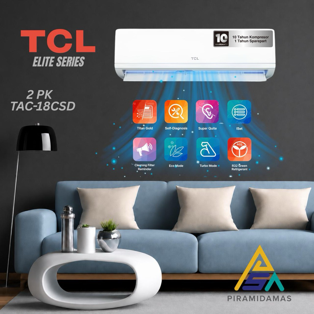 AC TCL 2PK TAC-18CSD/XS Standar Low Watt