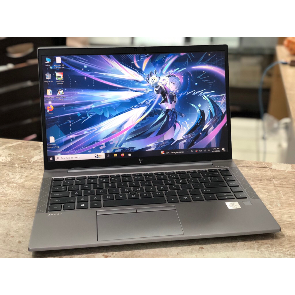 Hp Zbook fireflay 14 G7 Intel Core i7 Gen 10 Ram 32 Ssd 512 Touchscren