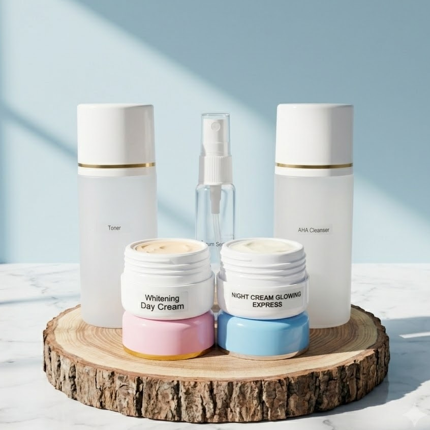 Paket Lengkap Cream Glowing Express - Krim Farma Glowing Express