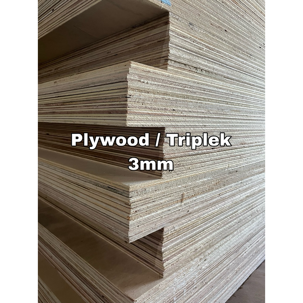 Plywood Triplek 3mm untuk kerajinan