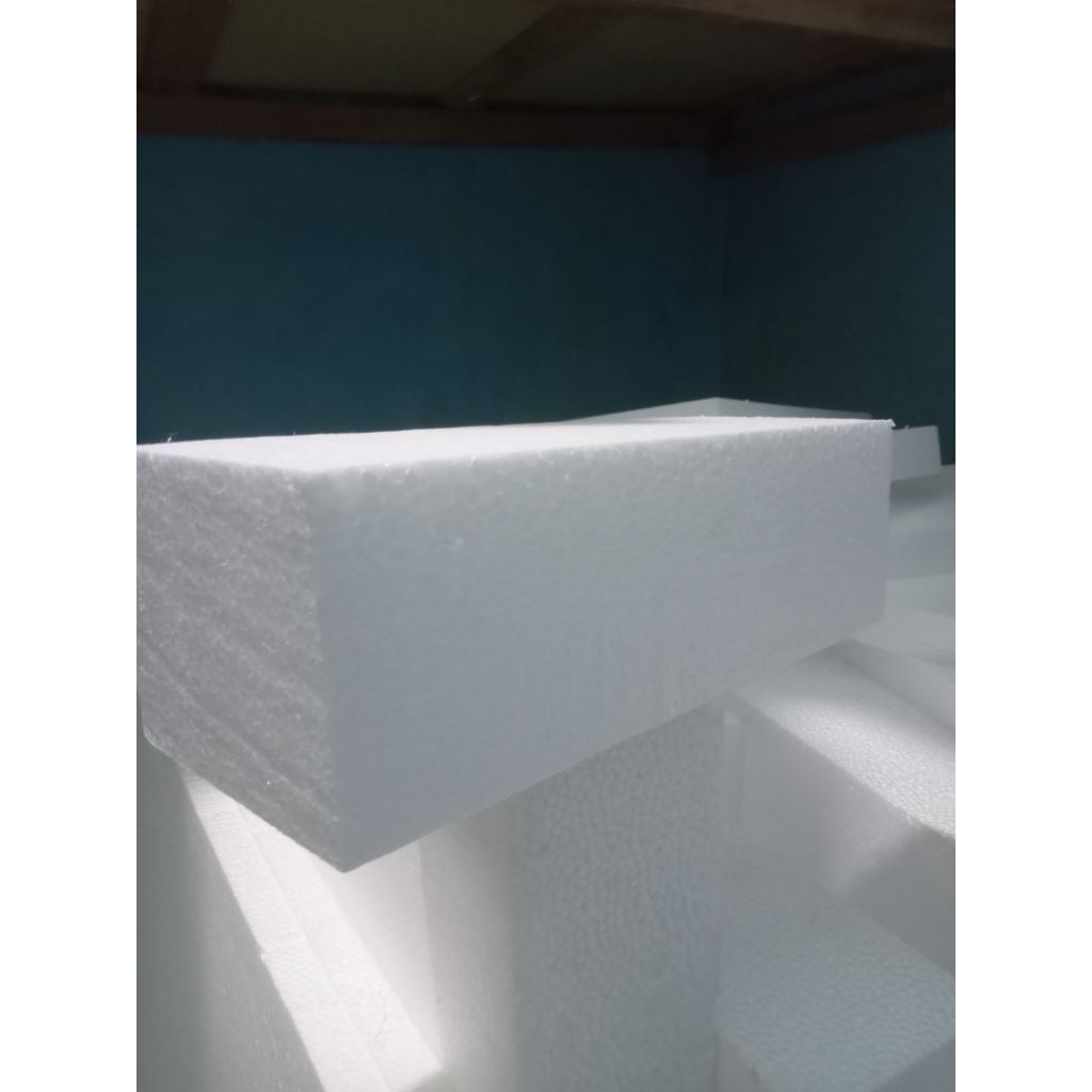 Styrofoam balok ukuran 100 x 25 cm