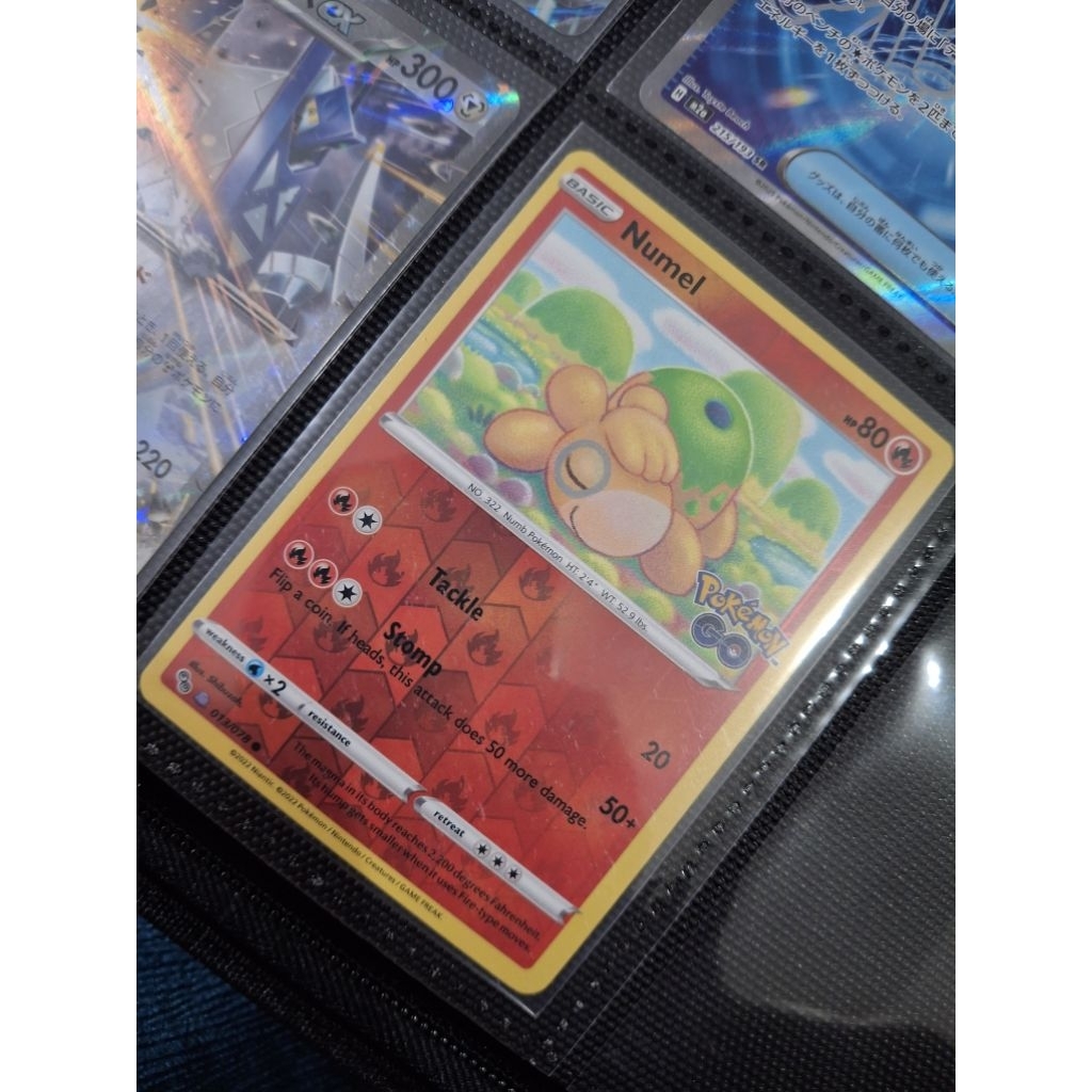 Kartu Pokemon Numel (Peelable Ditto) 013/078 Reverse Holo Common 2022 Pokemon GO English