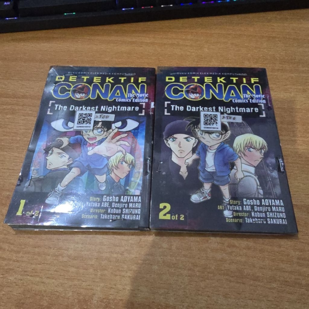 Bundle Komik Detektif Conan The Movie Comics Edition - The Darkest Nightmare Volume 1-2 Preloved