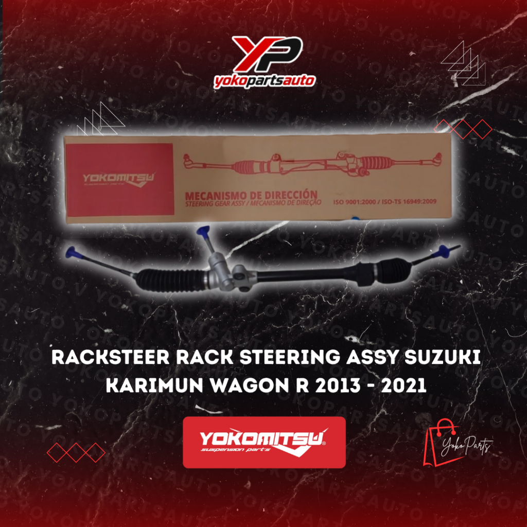 Racksteer Rack Steering Assy Suzuki Karimun Wagon R 2013 - 2021 Yokomitsu