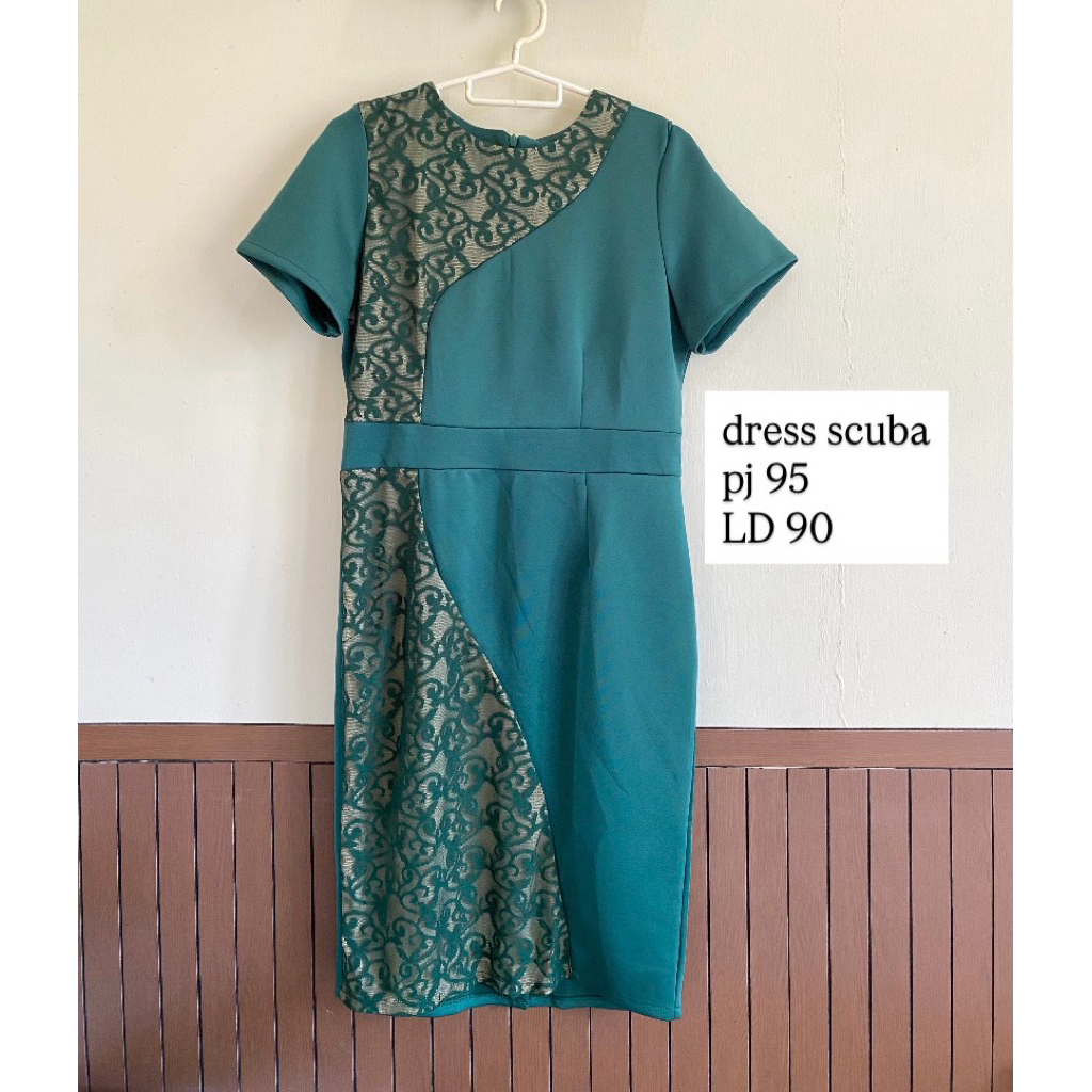 preloved dress scuba
