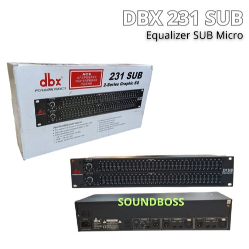 Equalizer dbx 231SUB Micro - equalizer 231sub micro