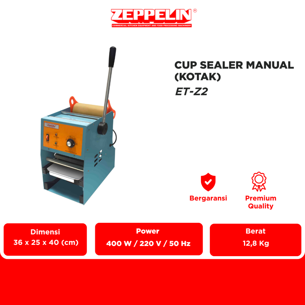 Zeppelin Mesin Cup Sealer Manual (Kotak) ET - Z2