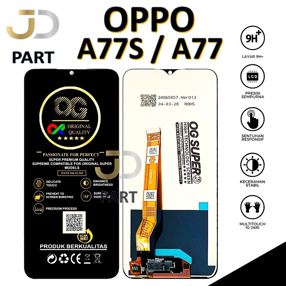 LCD TOUCHSCREEN OPPO A77S / A77 ORIGINAL FULLSET ORIGINAL 100%