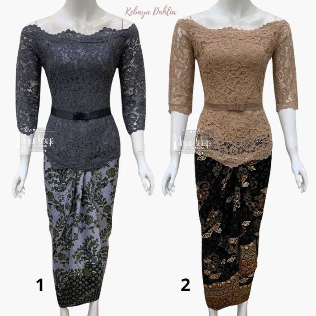 ANGGUN KEBAYA - Kebaya Dahlia | Kebaya Sabrina Brokat | Kebaya Wisuda | Kebaya Remaja | Kebaya Simpe