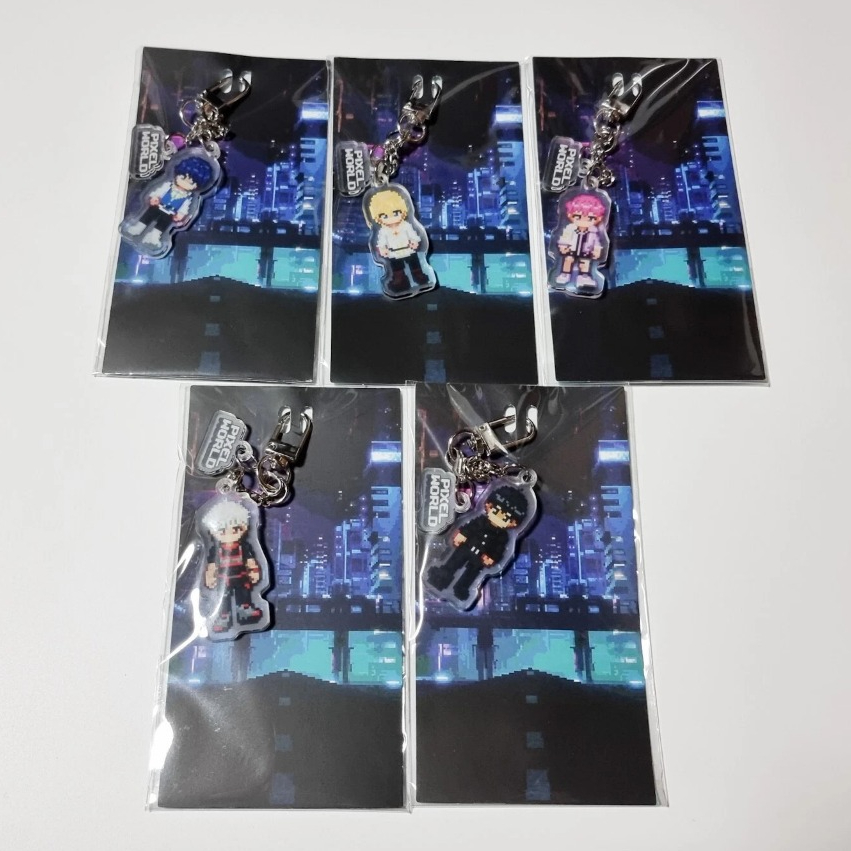 [READY] PLAVE PIXEL WORLD KEYRING YEJUN NOAH BAMBY EUNHO HAMIN KEYCHAIN ASTERUM 134-1 WAY 4 LUV MD M