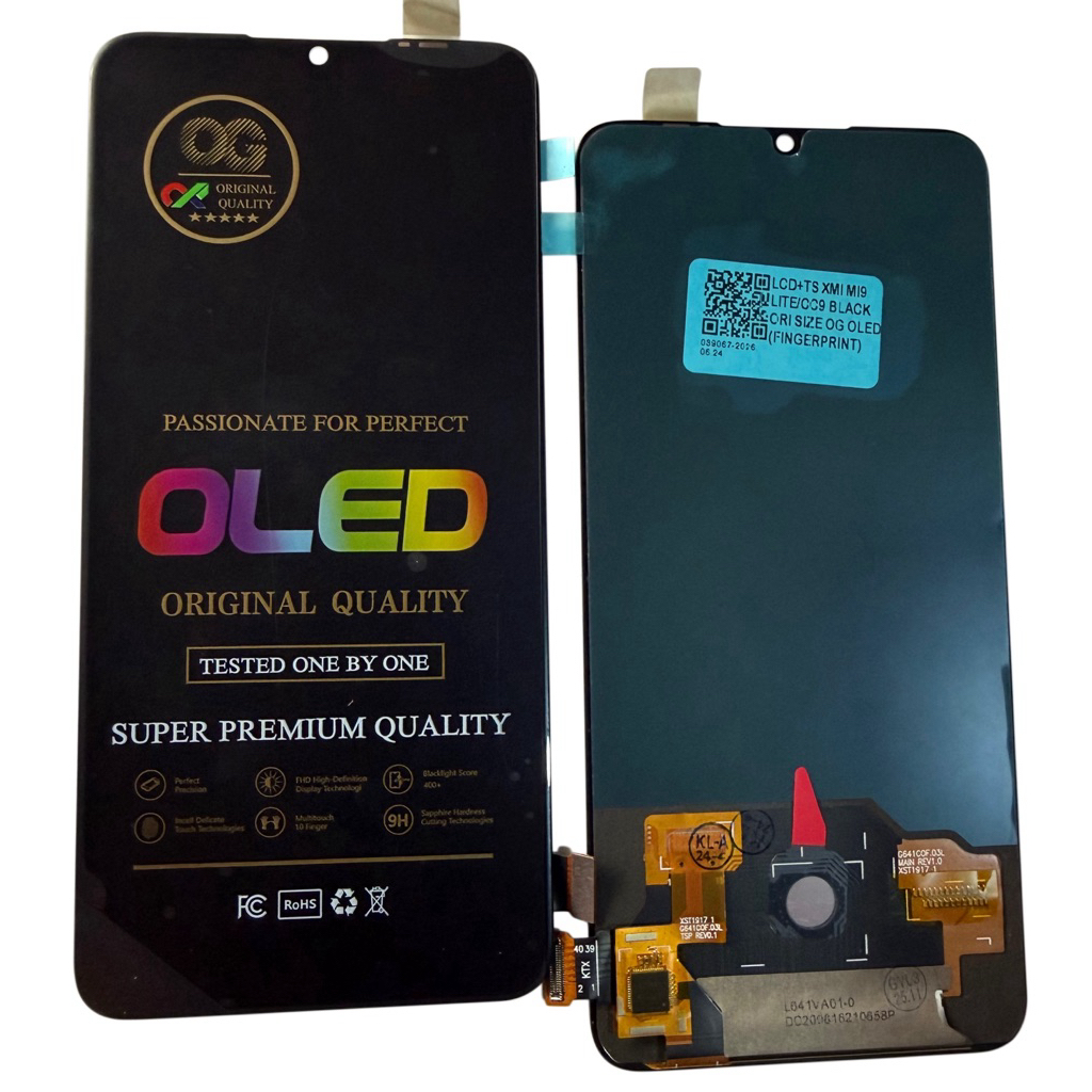 lcd touchscreen Xiaomi Mi 9 lite/Mi9 lite/CC9 oled fingerprint