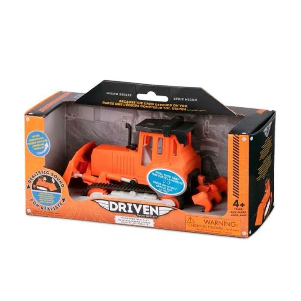 Driven Micro Bull dozer mainan mobilan anak