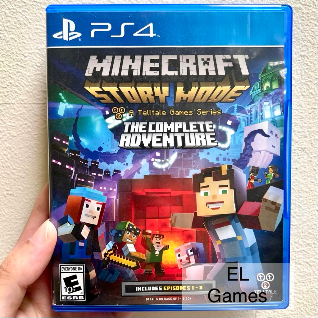Minecraft Story Mode - The Complete Adventure Ps4 Ps5 Kaset Asli Sony Playstation edition ps 4 5 Gam