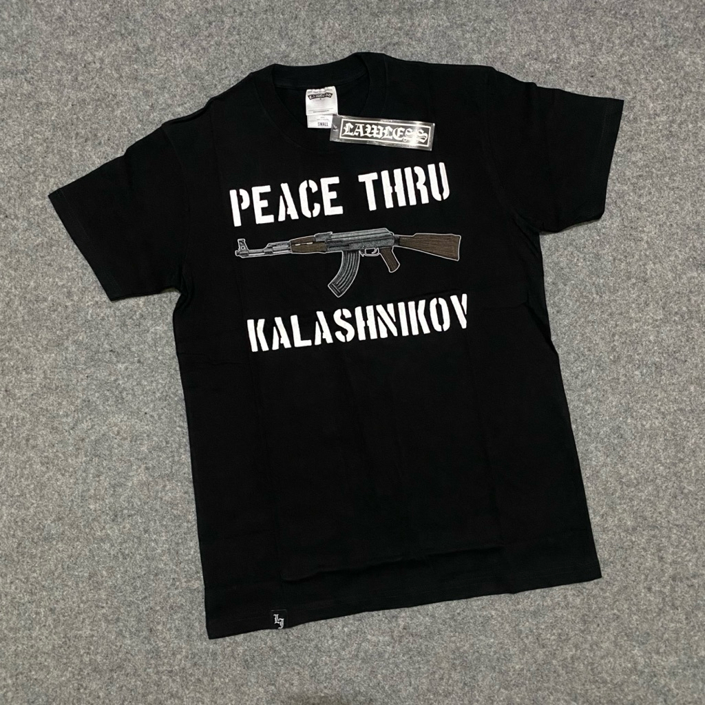 Lawless Jakarta Kalashnikov Original Kaos Hitam