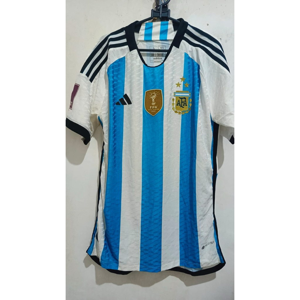 Jersey Player Issue Argentina Edisi Juara Pildun 2022