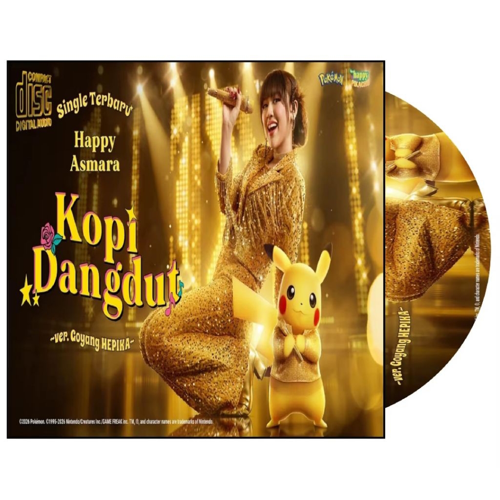 Kaset CD Lagu Kopi Dangdut Happy Asmara - CD Mobil Lagu Terbaru - CD Musik Mobil Terlengkap