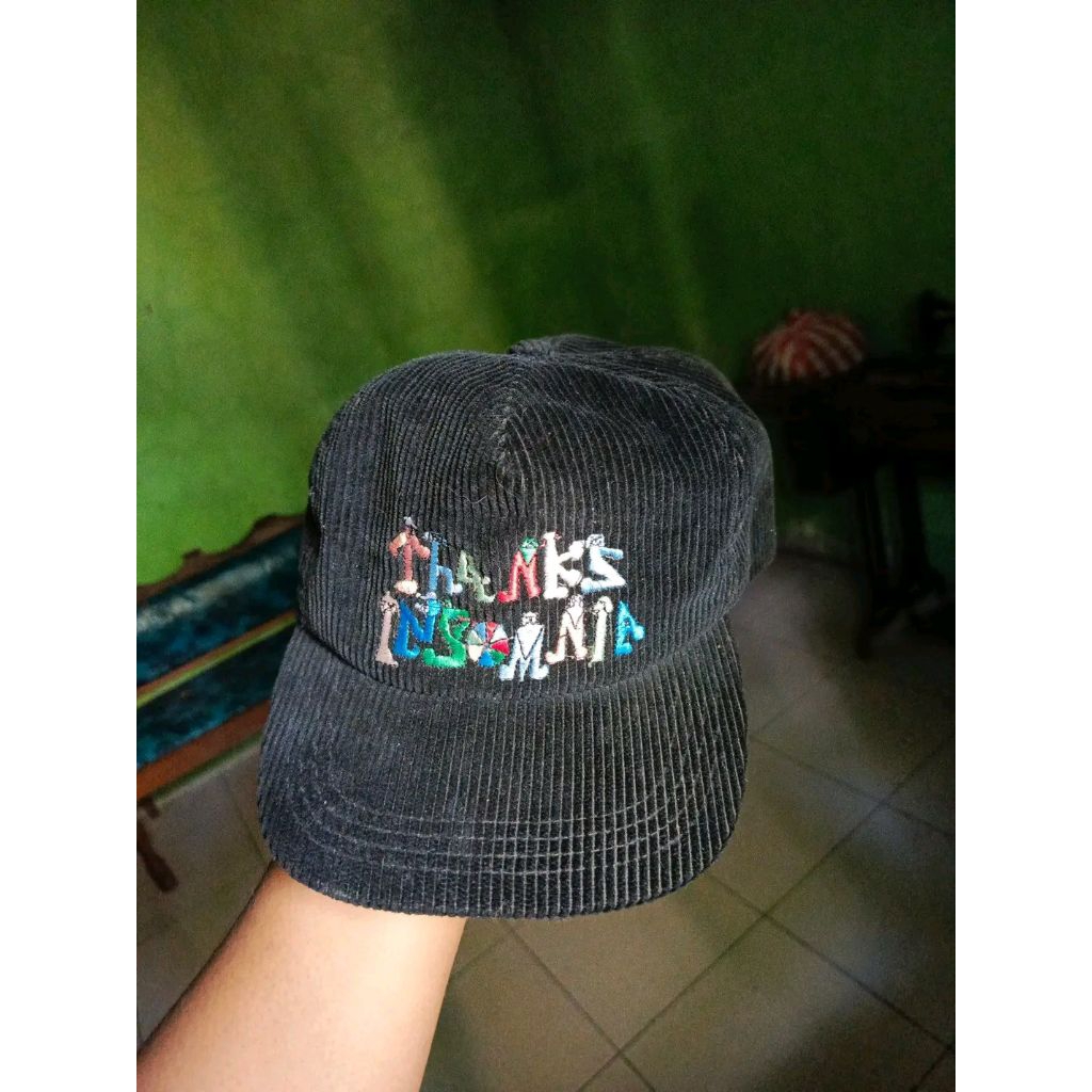Topi Thanksinsomnia Bahan Corduroy