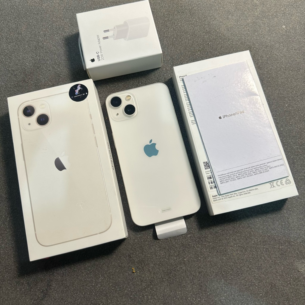 iphone 13 128 gb starlight ibox plus adapter