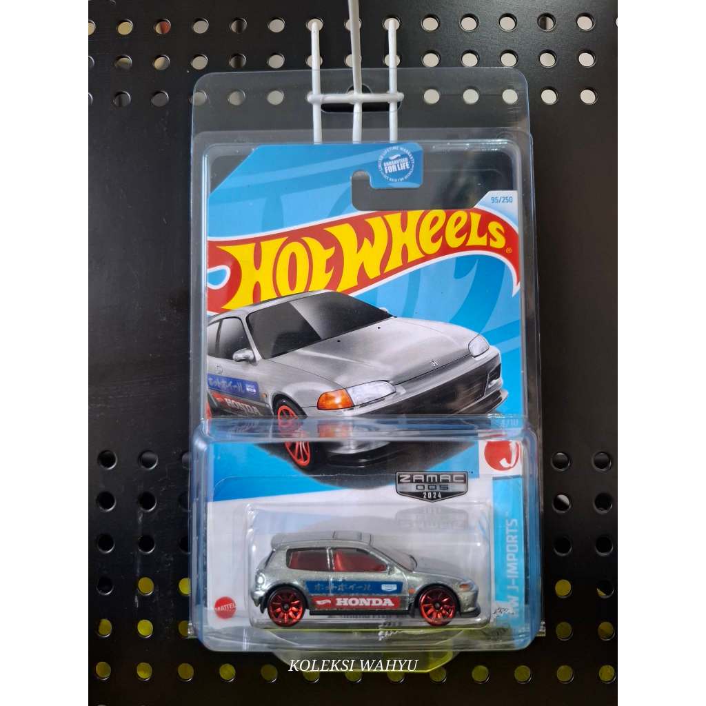Hotwheels 92 Honda Civic EG [ZAMAC]