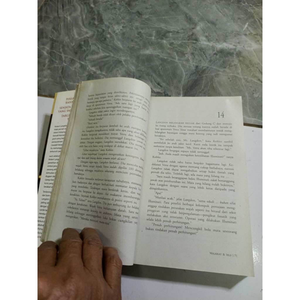 MALAIKAT & IBLIS ( ANGELS & DEMONS)-DAN BROWN-Di GB2 kode M1