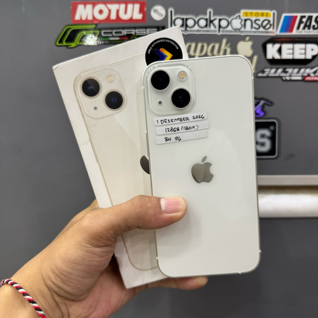 iphone 13 128gb resmi blibli garansi on desember mulus fullset original plp
