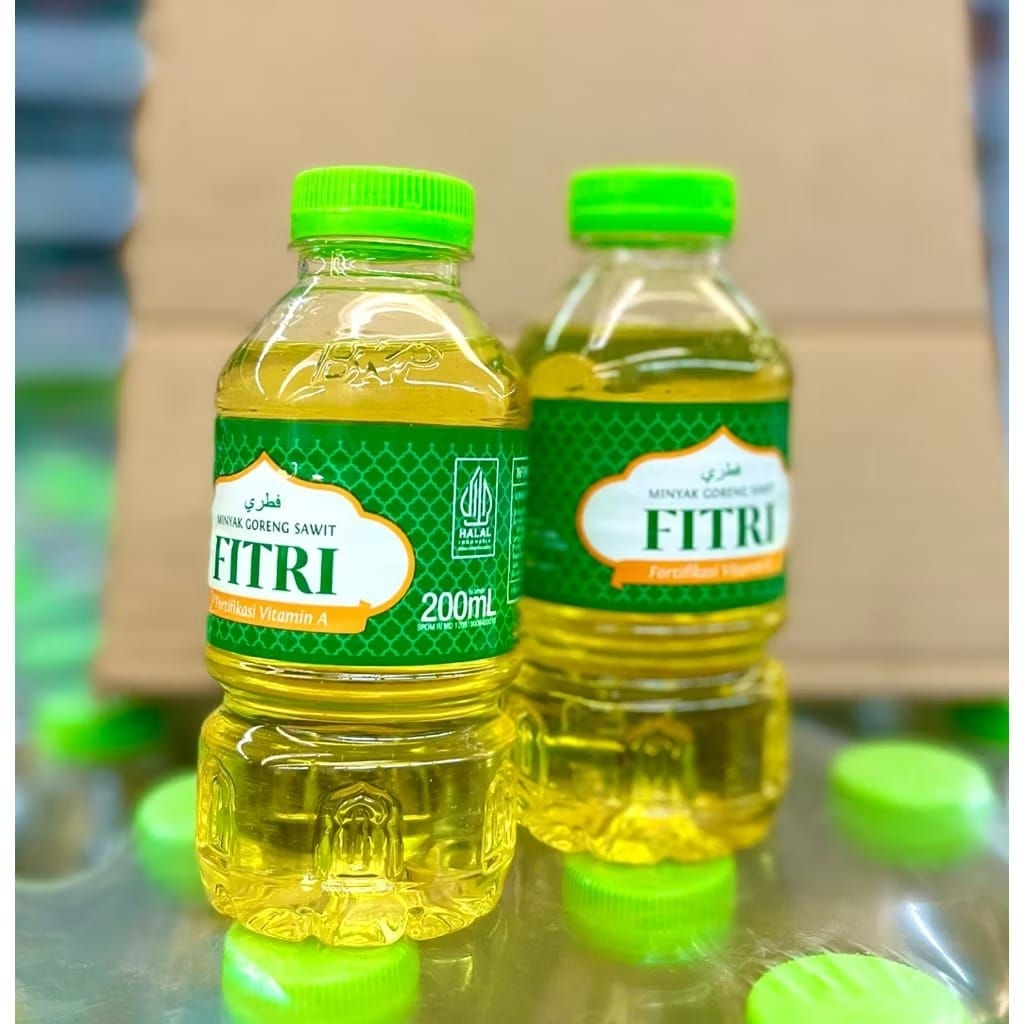 minyak goreng fitri botol 200 ml 1 karton / fitri minyak kemasan botol / fitri 200 ml / minyak fitri