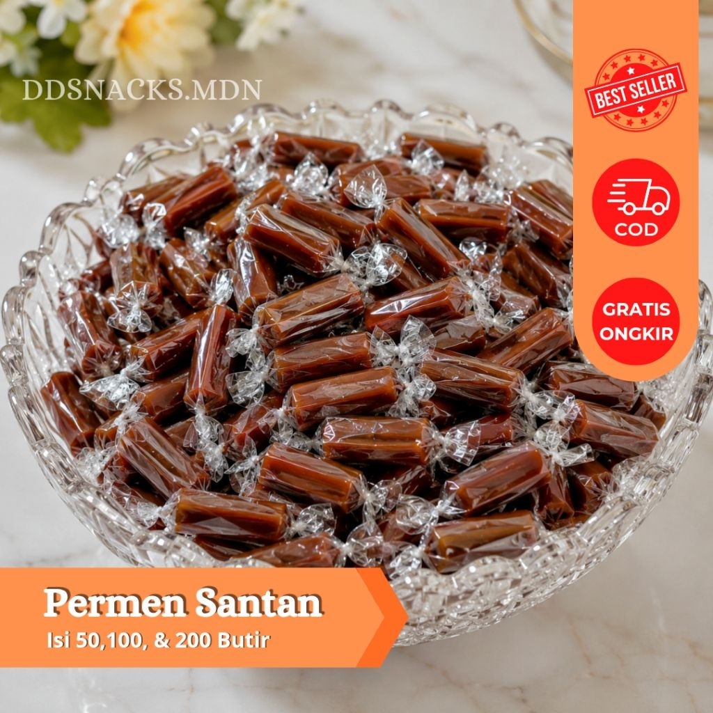 Permen Bonbon Santan Kelapa Gula Aren Asli Cemilan Manis Khas Nusantara Jadul