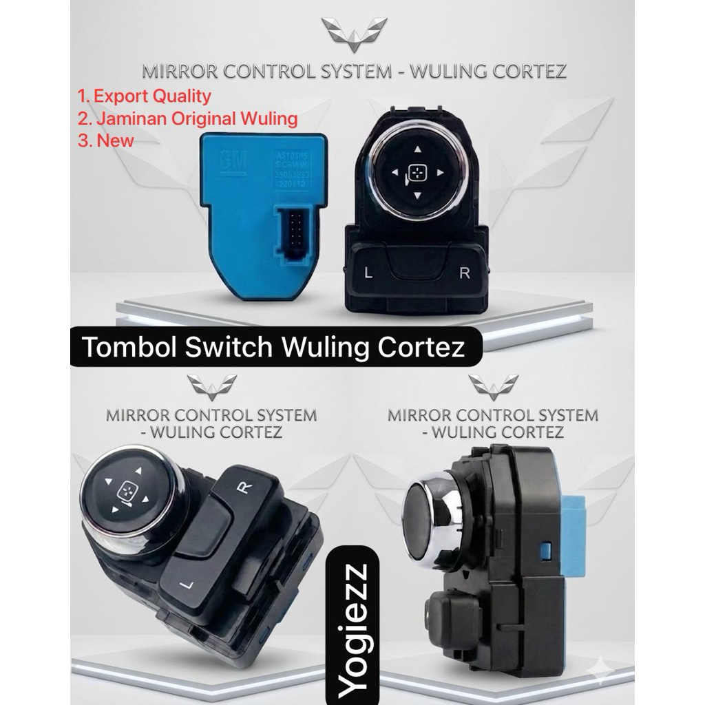 tombol switch wuling mirror saklar switch wuling cortez original switch retract wuling