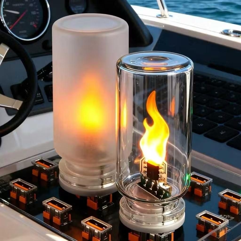 USB Lampu Api Unggun Lampu Dekorasi Lampu Mobil Lampu Tidur Hiasan Usb Cas Lampu Atmoshper Lampu Obo