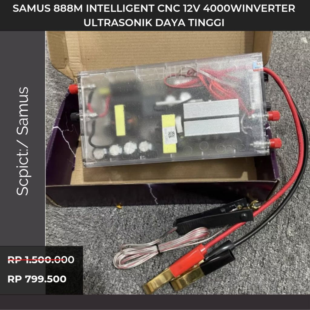 Promo Ready Samus 888m Intelligent CNC 12V 4000wInverter ultrasonik daya tinggi