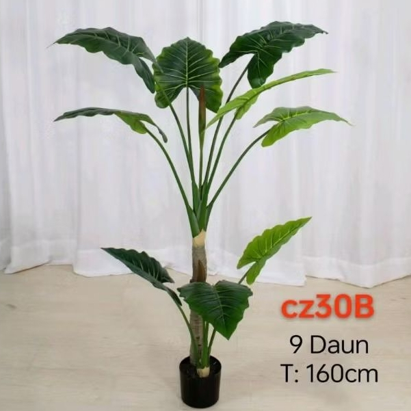 Tanaman Talas Artificial Tanaman Pohon Talas  Artificial Tinggi 160 Cm - Pohon Talas Model Terbaru