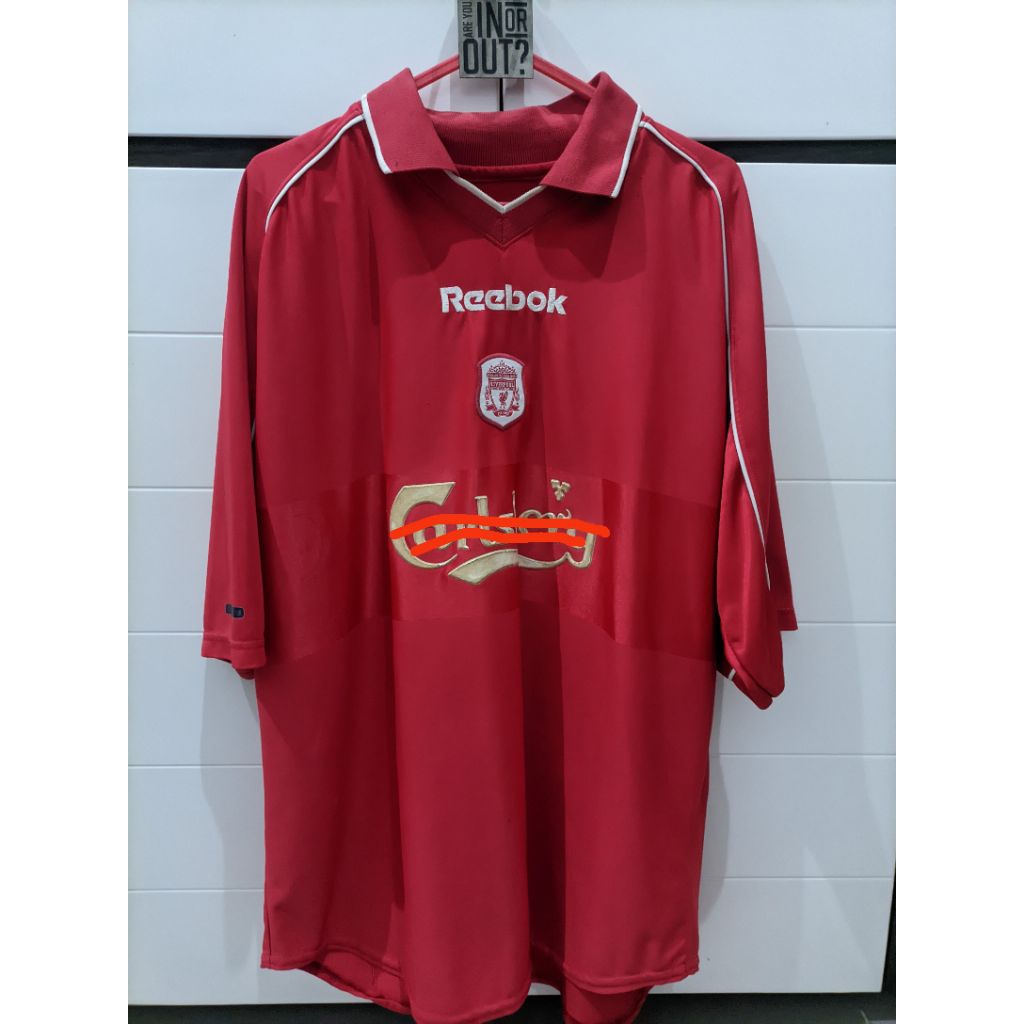 Jersey Home Liverpool 2001-02