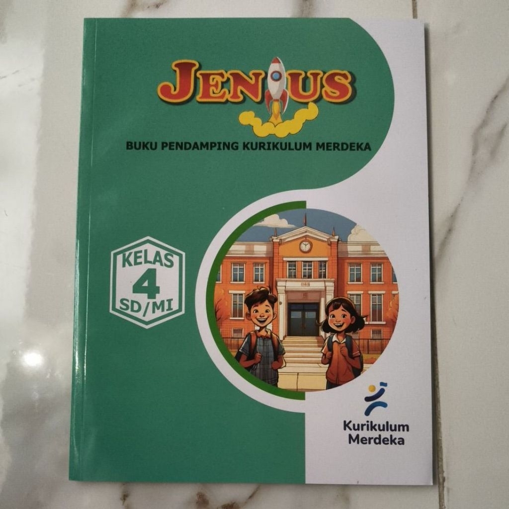 Buku Jenius terbaru kelas 4 SD/MI kurikulum merdeka
