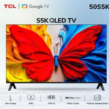 TV TCL 50 INCH FULL HD QLED HDR Android Smart TV 50S5K