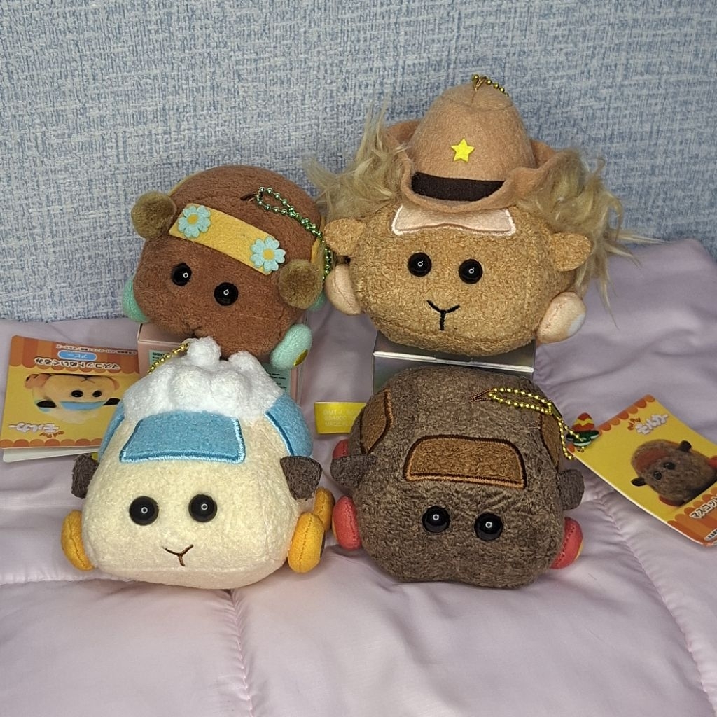 Keychain bagcharm plushie molcar puipui