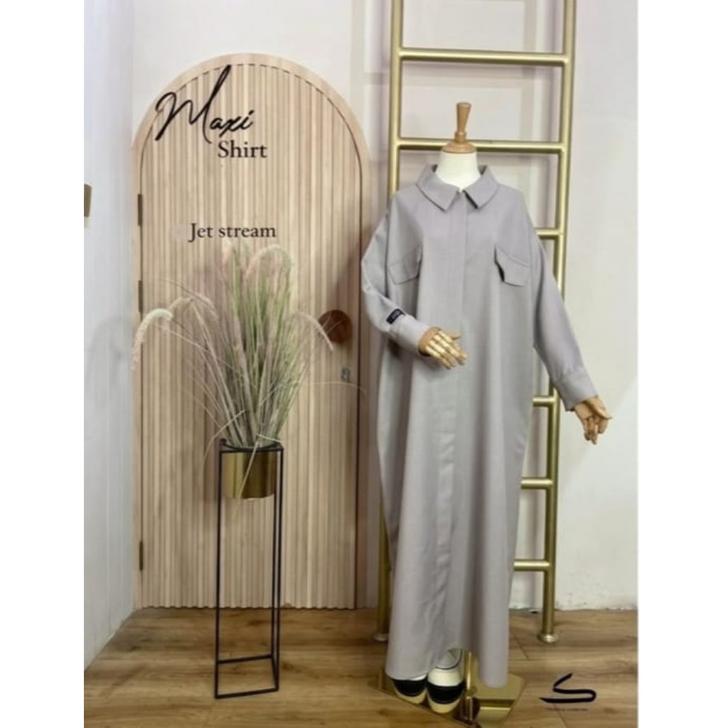 Maxi shirt Abaya KAFFAH BY ZEEAUDREY