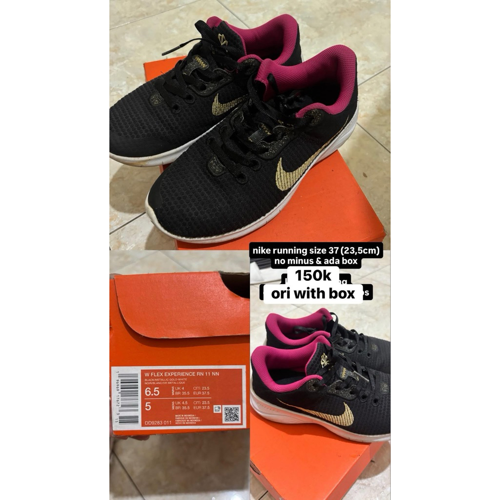 SEPATU LARI NIKE PRELOVED