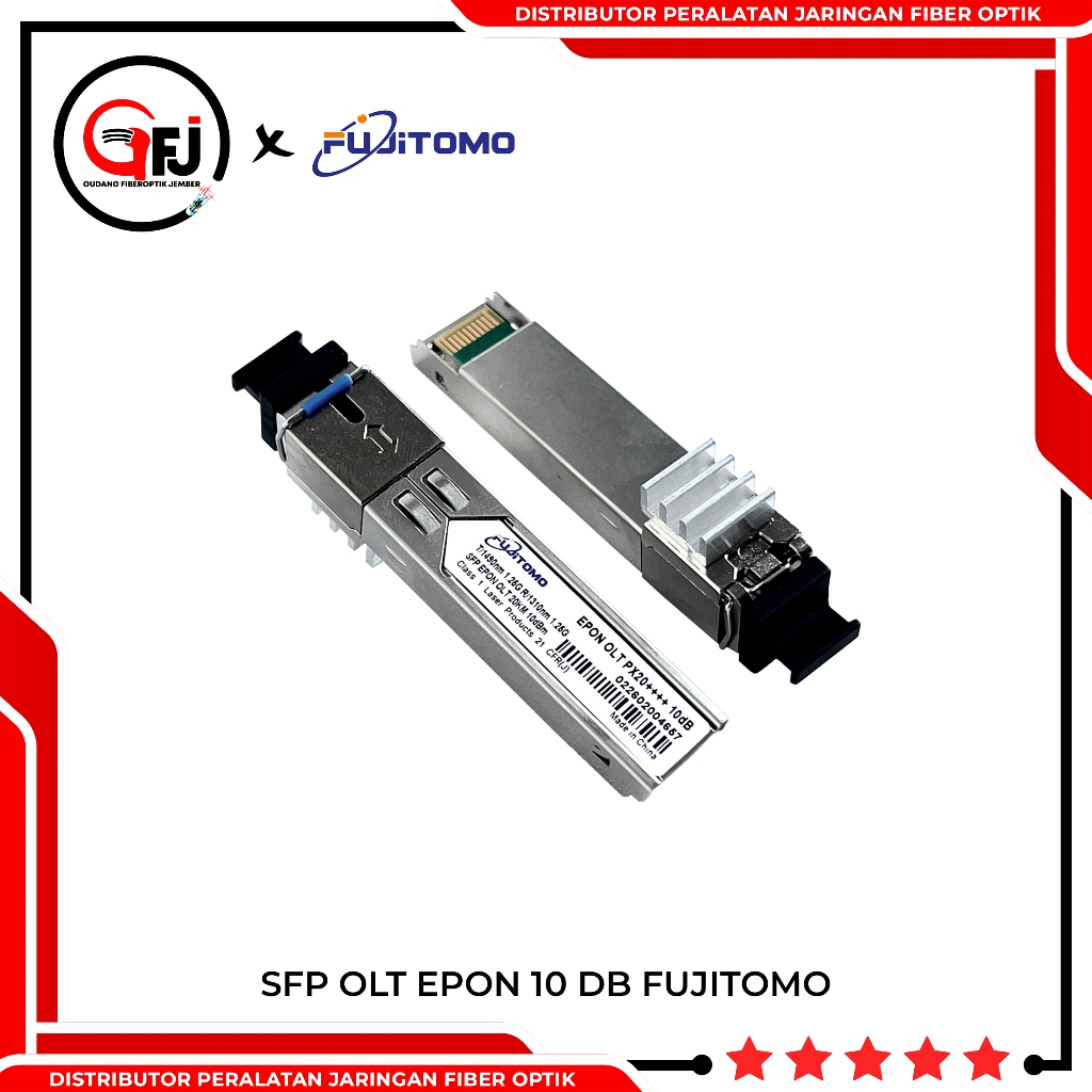 [TERMURAH] SFP OLT EPON PX20++++ 20KM 10 DB SC FUJITOMO ORIGINAL